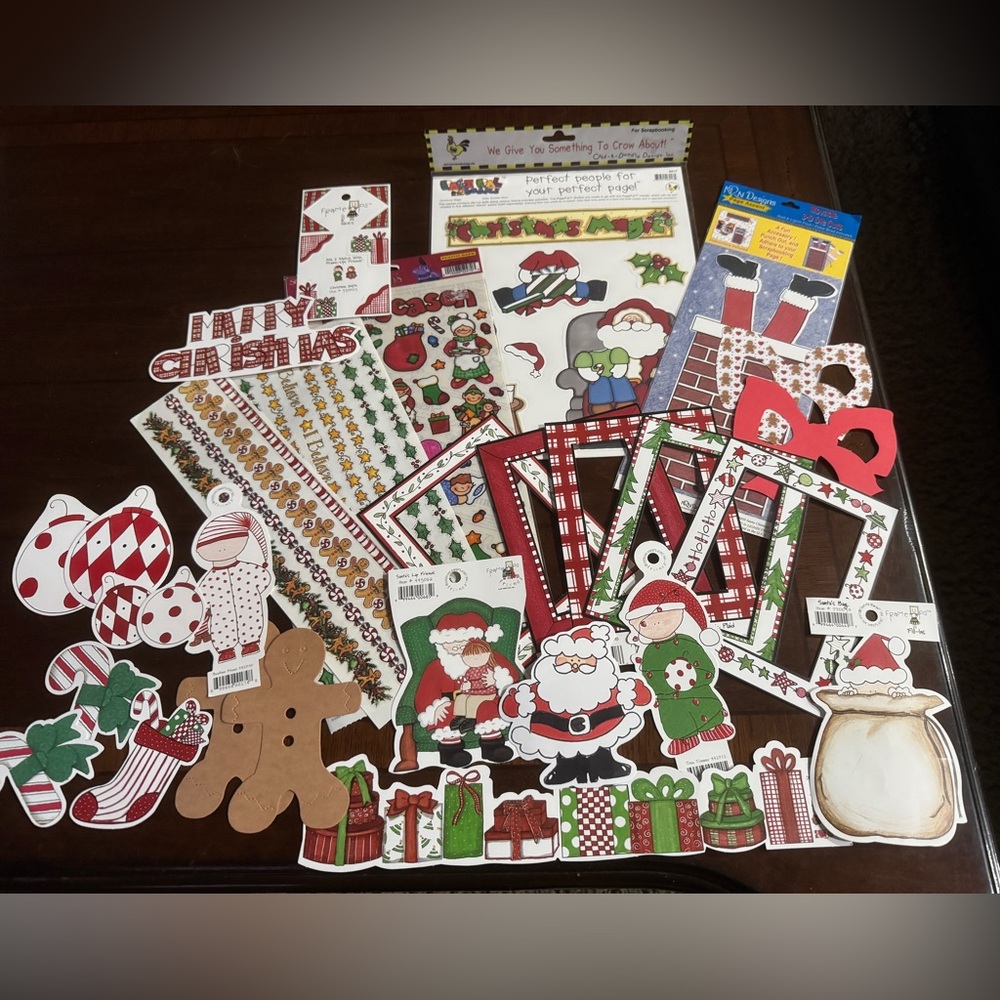 Huge Christmas Scrapbooking Set